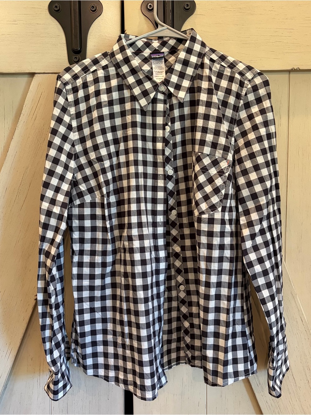 Patagonia Gingham Button-Down Shirt - Women's Size 12